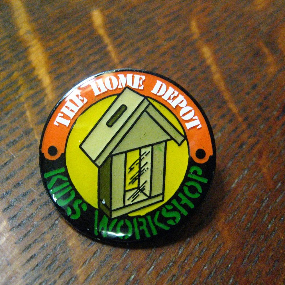 🛠 The Home Depot Kids Workshop Lapel Pin